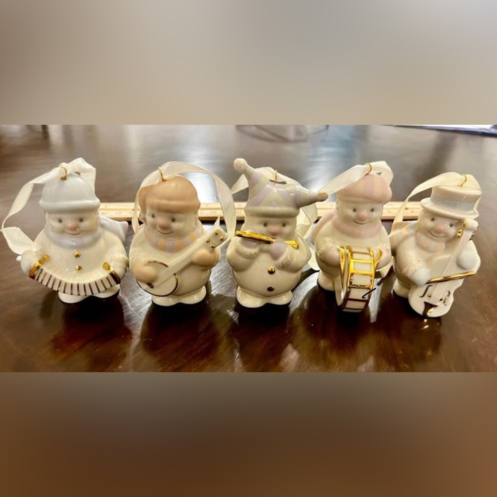 Lenox Porcelain Snowman Ornaments​